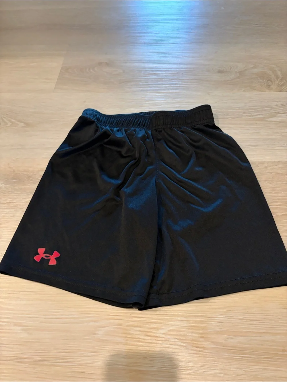 Under Armour Black & Red Boys' Athletic Shorts Set